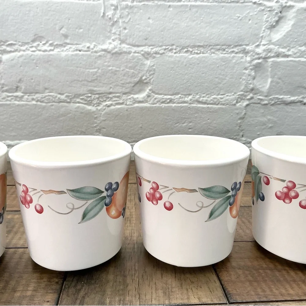 Vintage Corelle Abundance Coffee Mugs Set of 6